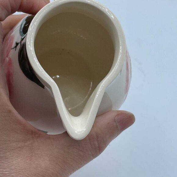 Villeroy & Boch Wildrose Creamer Porcelain Hand Painted Vintage 70s W. Germany - Picture 7 of 8